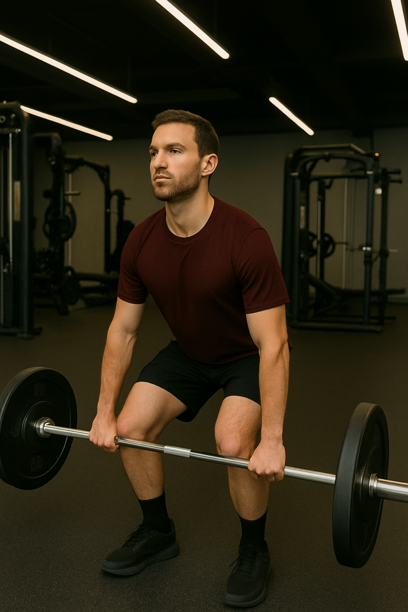 Red-Supima-Cotton-T-Shirt-gym